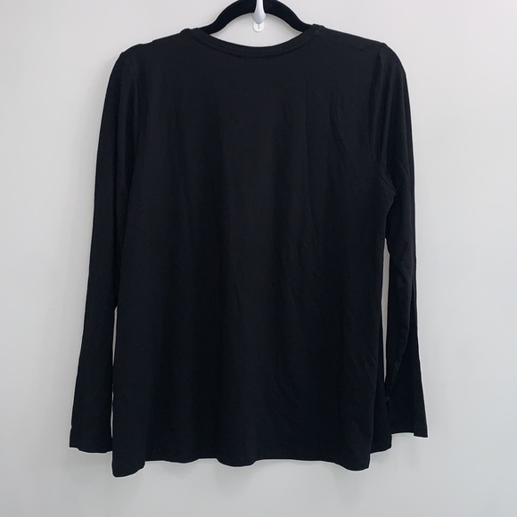 Eileen Fisher crewneck black top - Picture 5 of 5